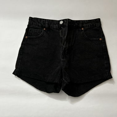 Black summer shorts