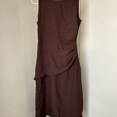 Brown Sleeveless Dress