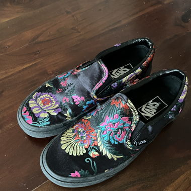 slip on Vans bestickt