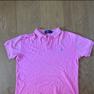 Vintage Ralph Lauren Poloshirt Pink Sommer Damen