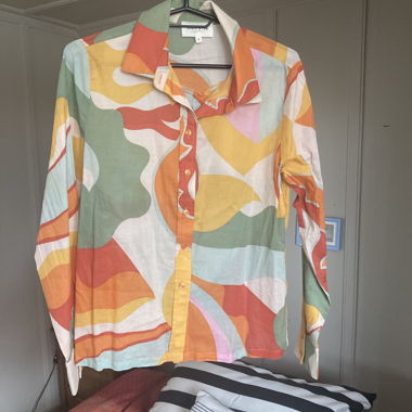 Chemise imprimée multicolore Grace & Mila 