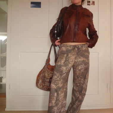 Vintage Lederjacke