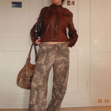 Vintage Lederjacke