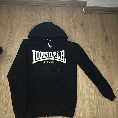Lonsdale London Zip Hoodie Schwarz M