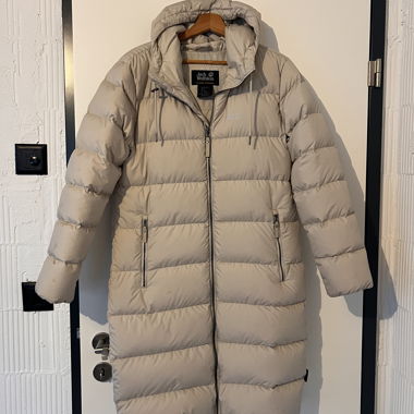 Manteau en duvet Jack Wolfskin crème