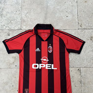 Adidas AC Milan 1998-1999 Heim-Fussballtrikot