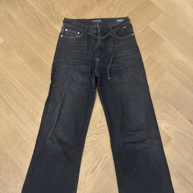 Mavi Malibu Wide-Leg Jeans in Black