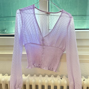 Blouse violette 