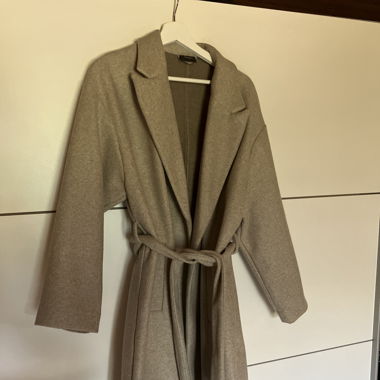 Wintermantel Beige