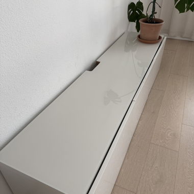 Credenza Lowboard bianca
