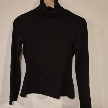 Schwarzer Rollkragenpullover Even&Odd, langärmlig
