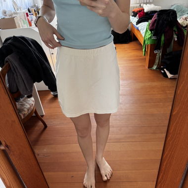 White Tennis Skirt