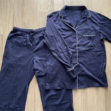 AIRism Uniqlo Pyjama-Set navyblau