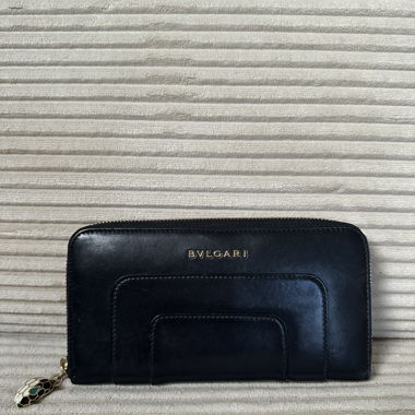 Portefeuille Bvlgari noir