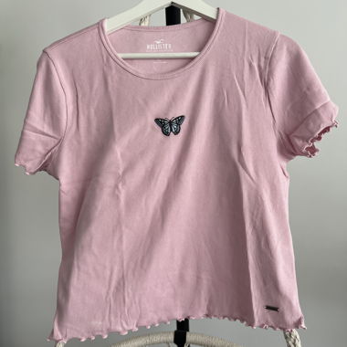 Hollister Baby Tee rosa