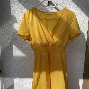 Yellow summer dress