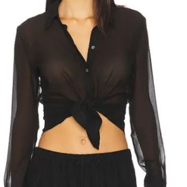 Black Mesh Shirt Tezenis