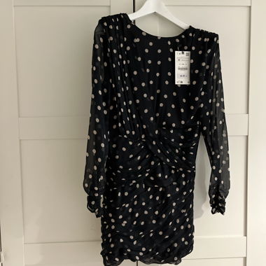 Zara Kleid gepunktet 