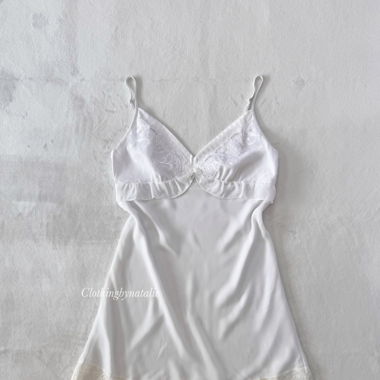 Ethereal Chiffon Slip Dress (S)