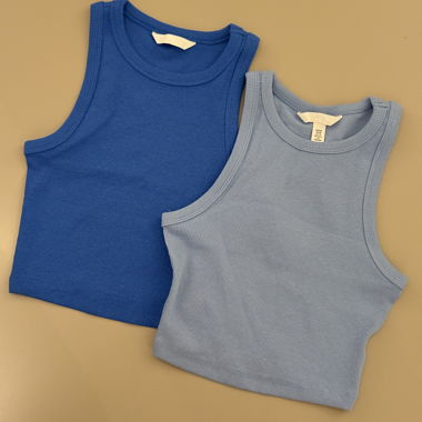 2er Set Cropped Tanktops