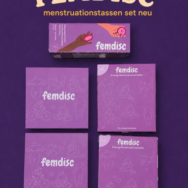 Set di coppette mestruali femdisc