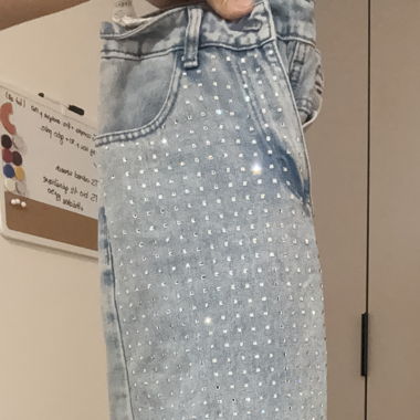 Jeans mit Pailletten