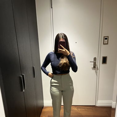 zara pants mint