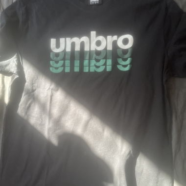Black Umbro T‑Shirt with Print