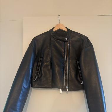 Lederjacke 