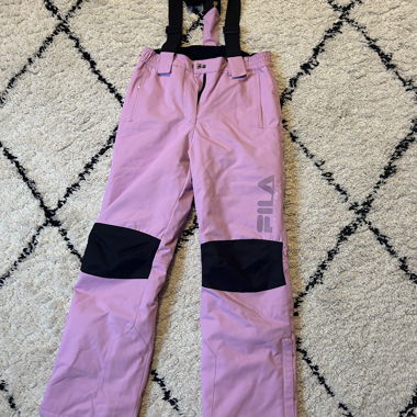 Pink ski pants