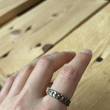 silver statement ring