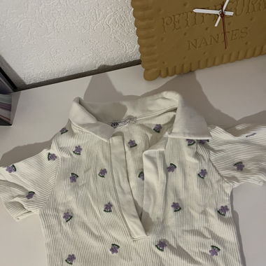 T-shirt à fleurs 