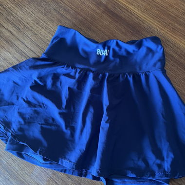 Jupe-short de sport bleue