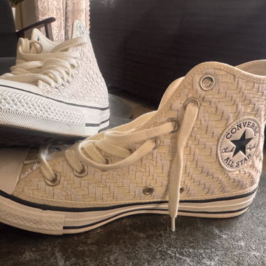 Converse All Star alte intrecciate