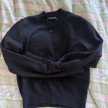 Maglione nero a maniche lunghe Kith