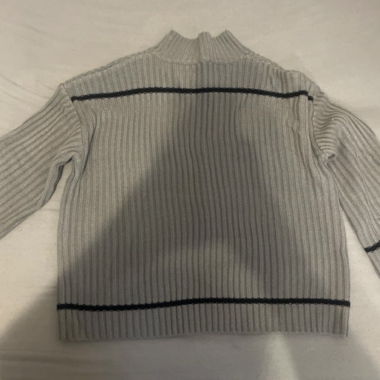 Maglione in maglia a coste