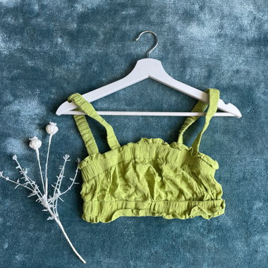 Grünes Crop-Top Hunkemöller Sommer XS