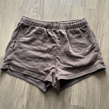 Pantaloncini in felpa marroni