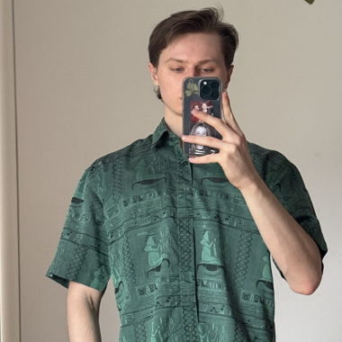 vintage printed shirt 