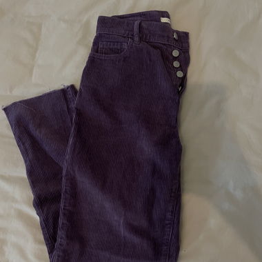 Purple Corduroy Trousers size 25 