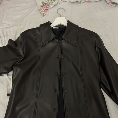 brown vintage leather jacket