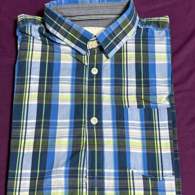 Camicia a quadri maniche corte Tom Tailor