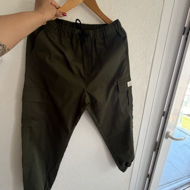 Pantaloni cargo leggeri kaki