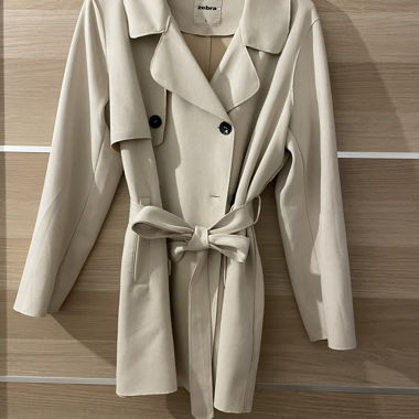 Beiger Trenchcoat von Zebra, Grösse L