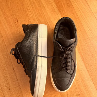 Sneakers en cuir véritable