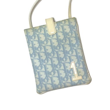 Dior Trotter Monogram Babyblue Mini Bag/Purse