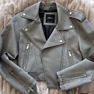 Veste motard grise XS