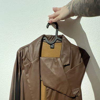 Leder Blazer