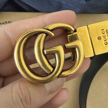 Gucci reversible leather belt original 