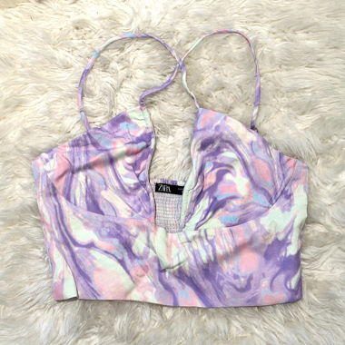 Crop-Top Satin